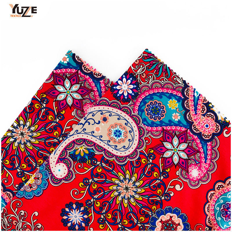 Yzmy-170715 Rayon oe Spandex Druck