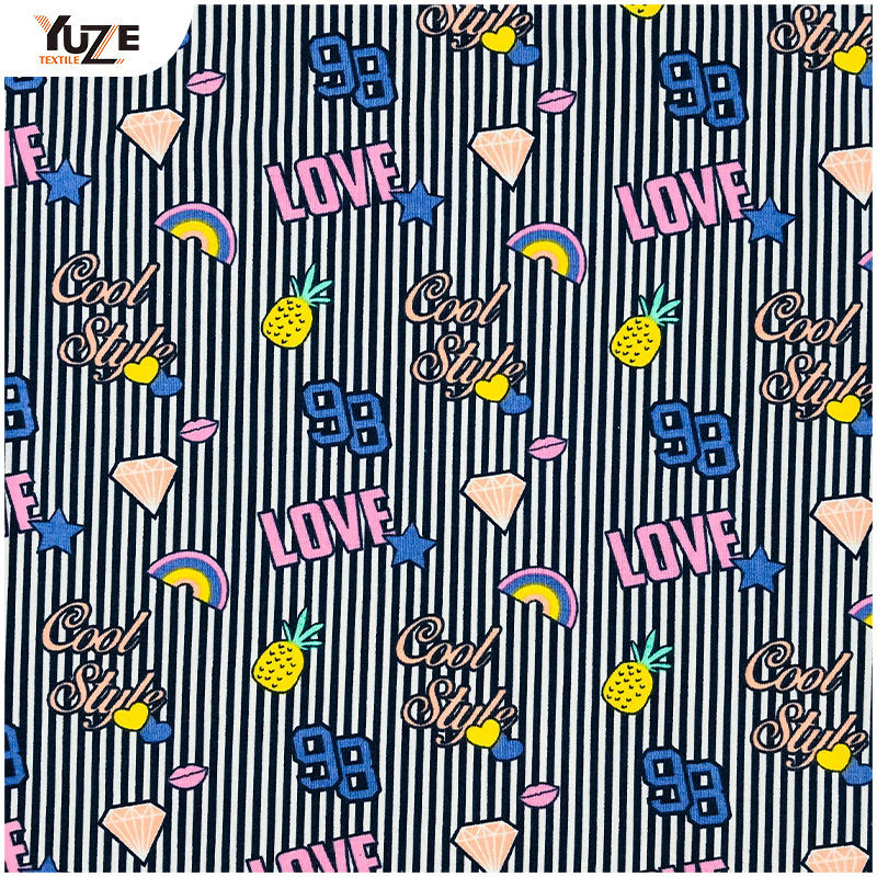 YZS18-268 Poly Spun Jersey Druck