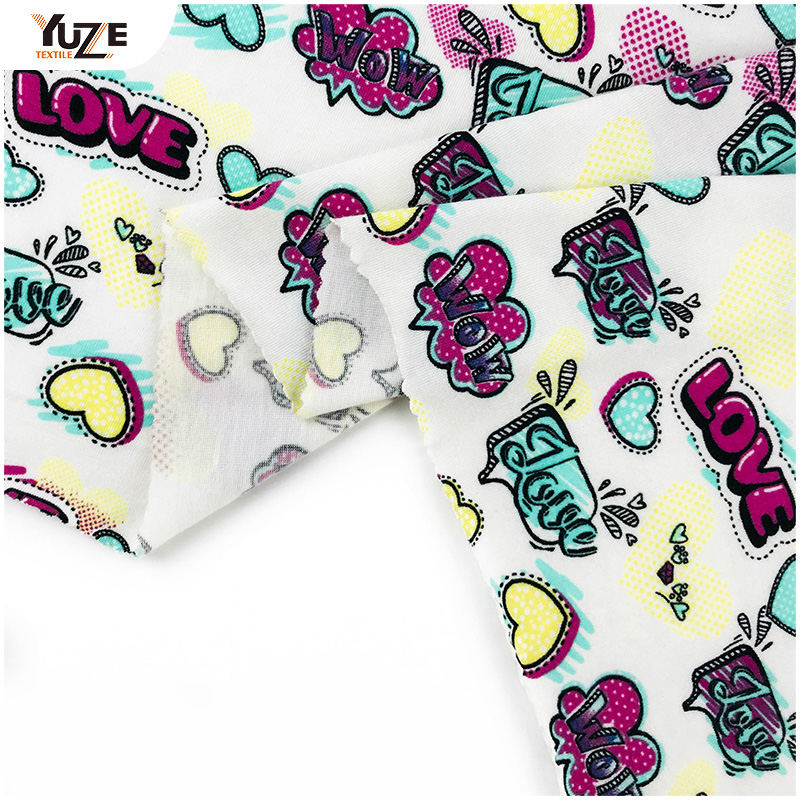 YZS18-273 Poly Spun Jersey Druck