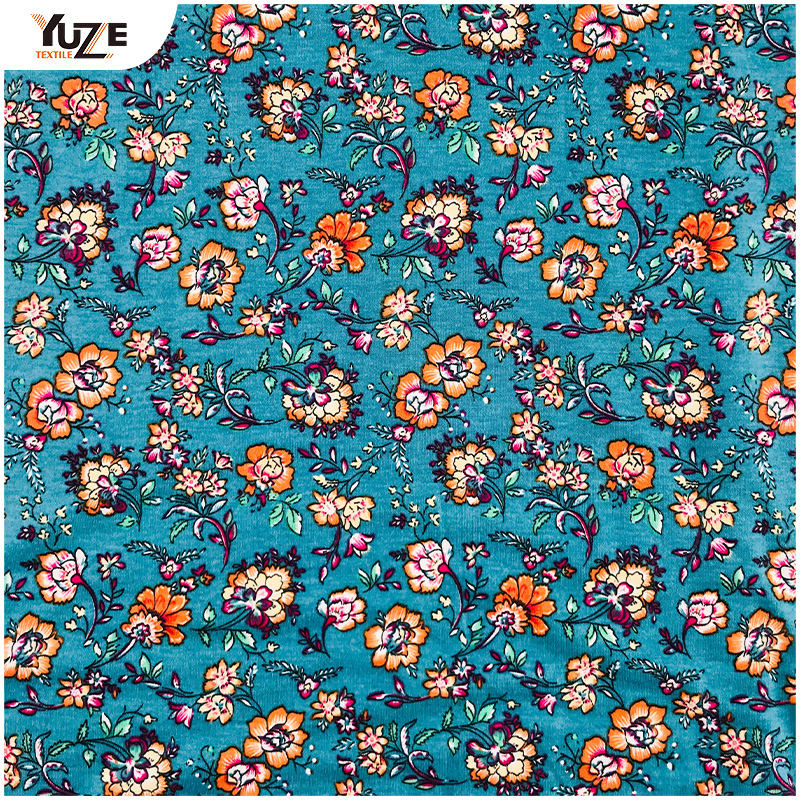 YZS18-290 Poly Spun Spandex Druck