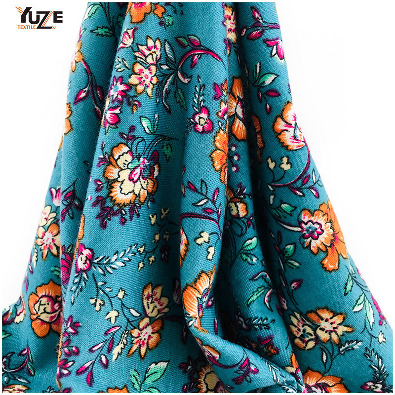 YZS18-290 Poly Spun Spandex Druck