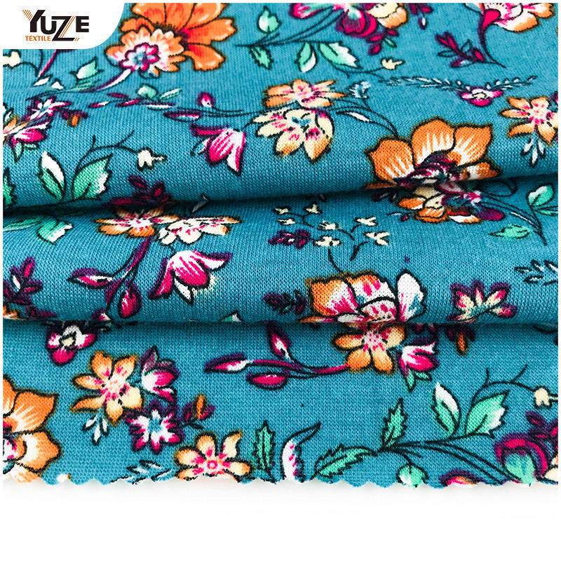 YZS18-290 Poly Spun Spandex Druck