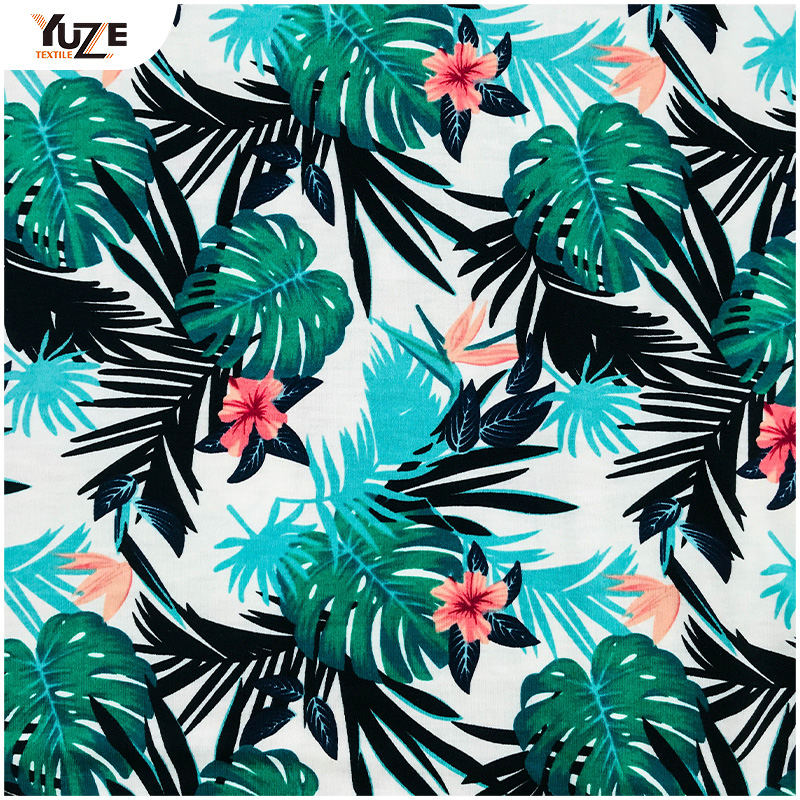 YZS18-701 Poly Spun Jersey Spandex Druck