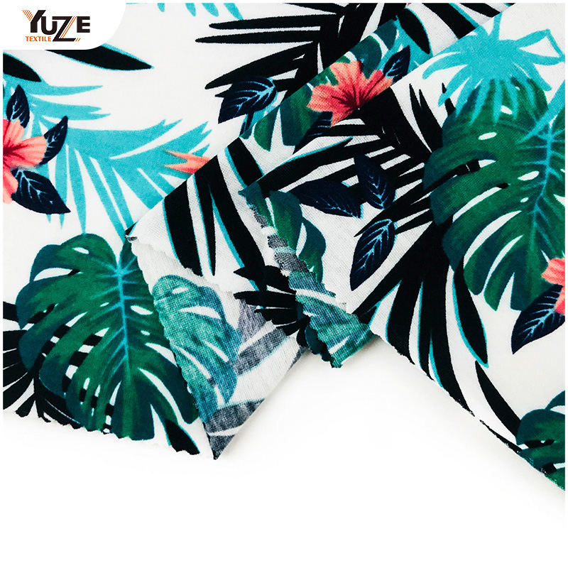 YZS18-701 Poly Spun Jersey Spandex Druck