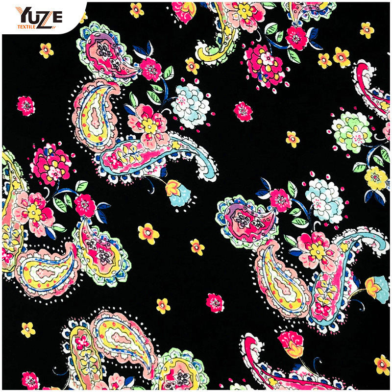 YZS20-119 Rayon OE Spandex Druck