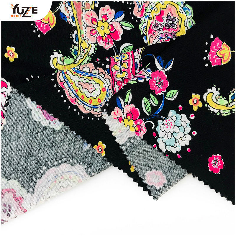 YZS20-119 Rayon OE Spandex Druck
