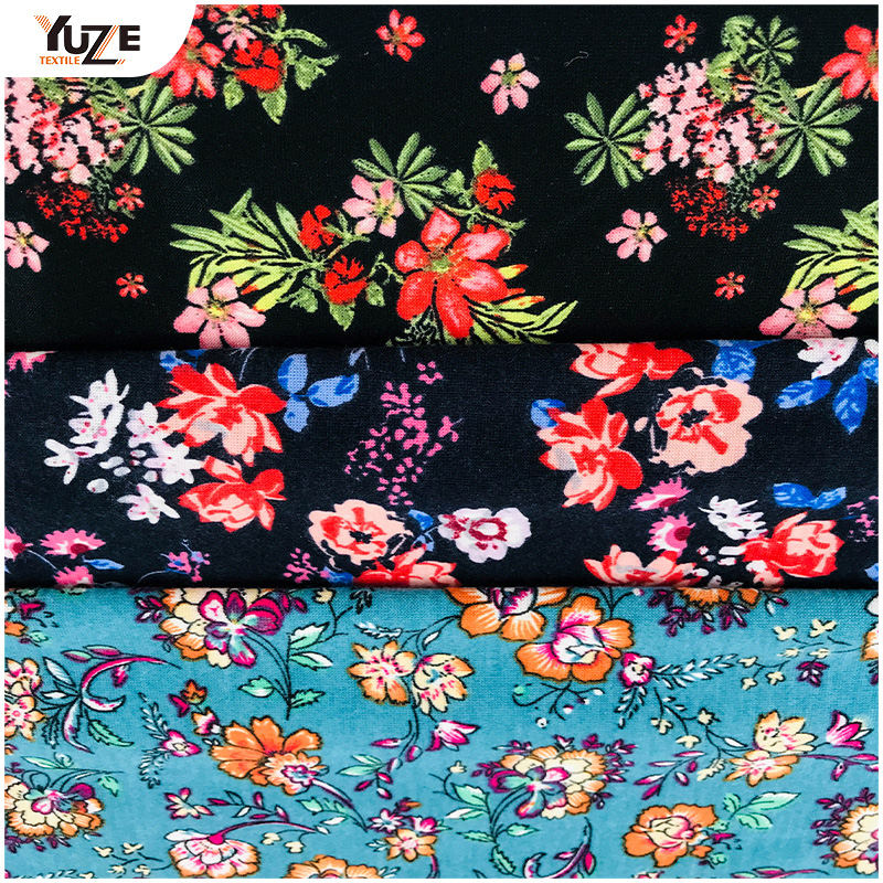 YZS20-726 Poly Spun Spandex Druck