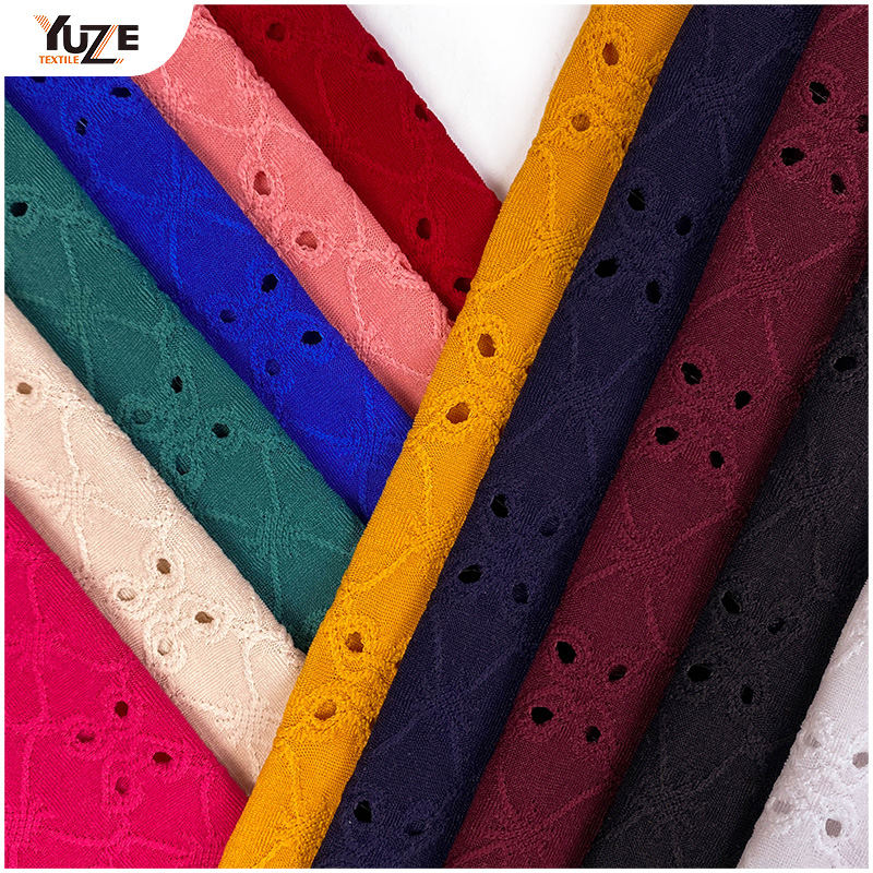 YZK-030030 Dty Spandex JACQ mit Löchern