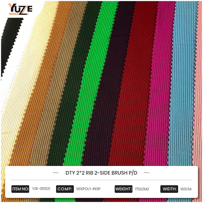 YZK-010021 DTY 2*2 Rippe 2-seitige P/D