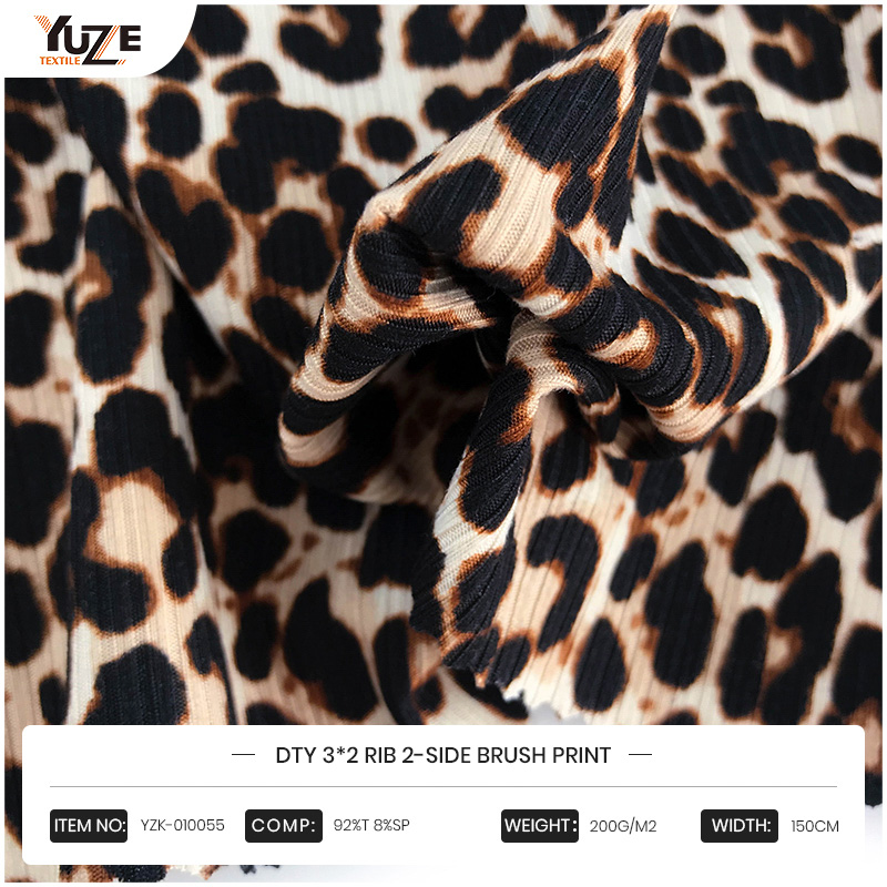 YZK-010055 Dty 3*2 Rippen 2-seitige Pinseldruck