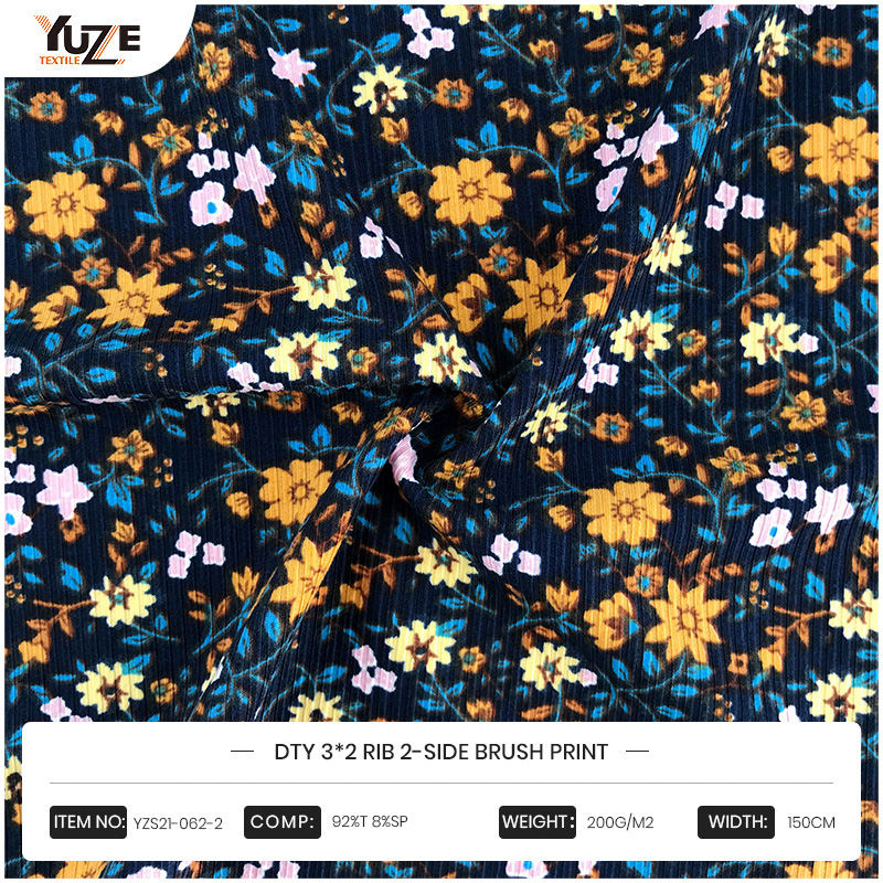 YZS21-062-2 dty 3*2 Rippen 2-seitige Pinseldruck