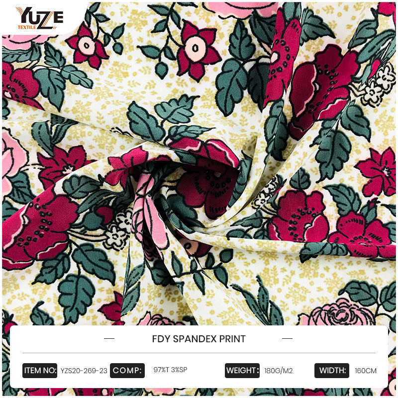 YZS20-269-23 FDY Spandex Druck
