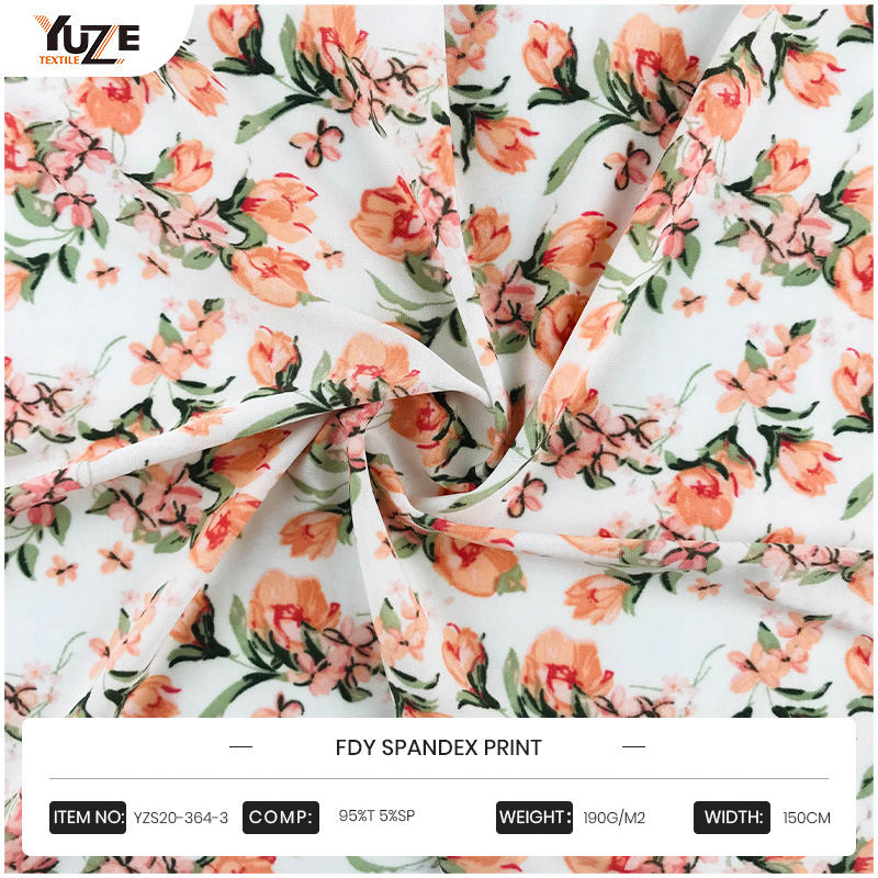YZS20-364-3 FDY Spandex Druck