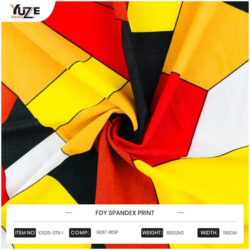 YZS20-378-1 FDY Spandex Druck