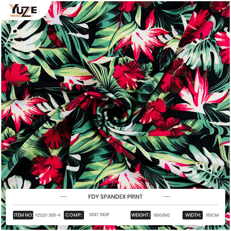YZS20-385-4 FDY Spandex Druck