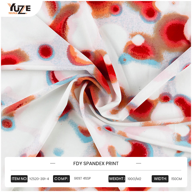 YZS20-391-4 FDY Spandex Druck