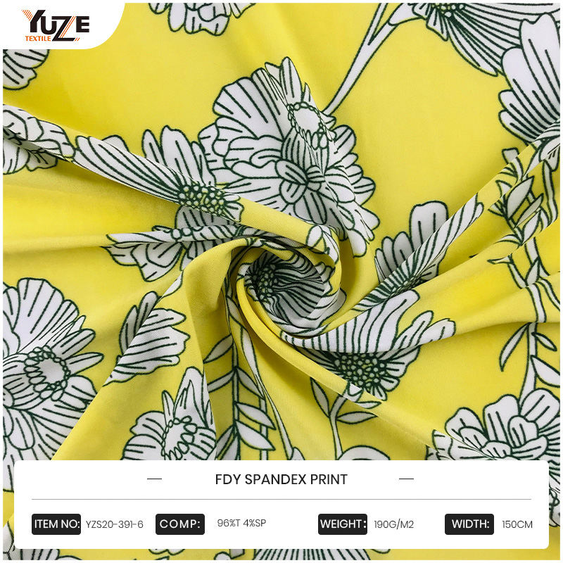YZS20-391-6 FDY Spandex Druck
