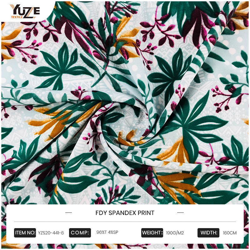YZS20-441-6 FDY Spandex Druck