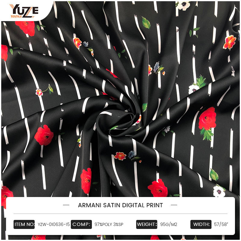 YZW-010636-15 Armani Satin Digitaldruck