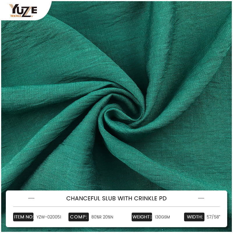 YZW-020051 Chanceful Slub mit Crinkle PD