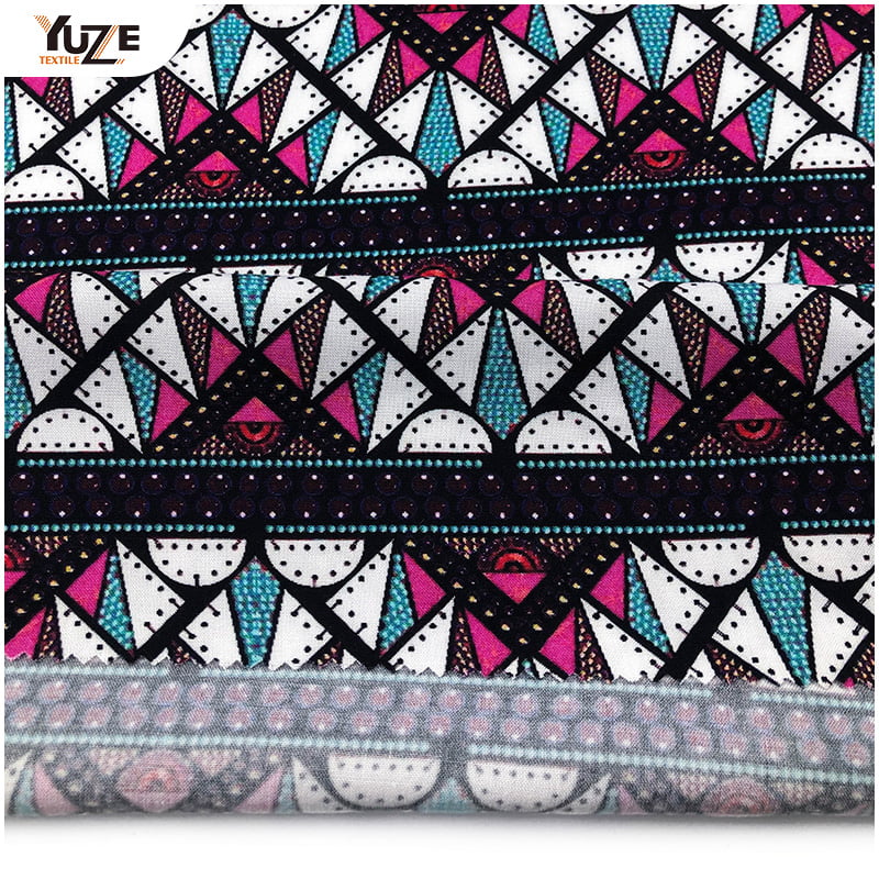 YZW-020612-30 Rayon Poplin Digitaldruck