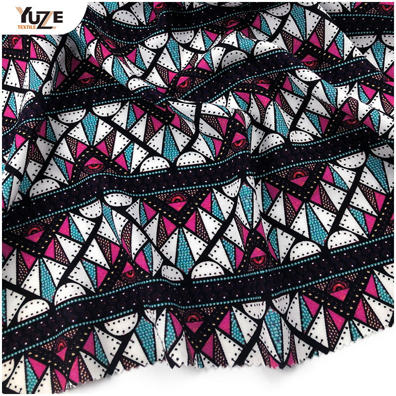 YZW-020612-30 Rayon Poplin Digitaldruck