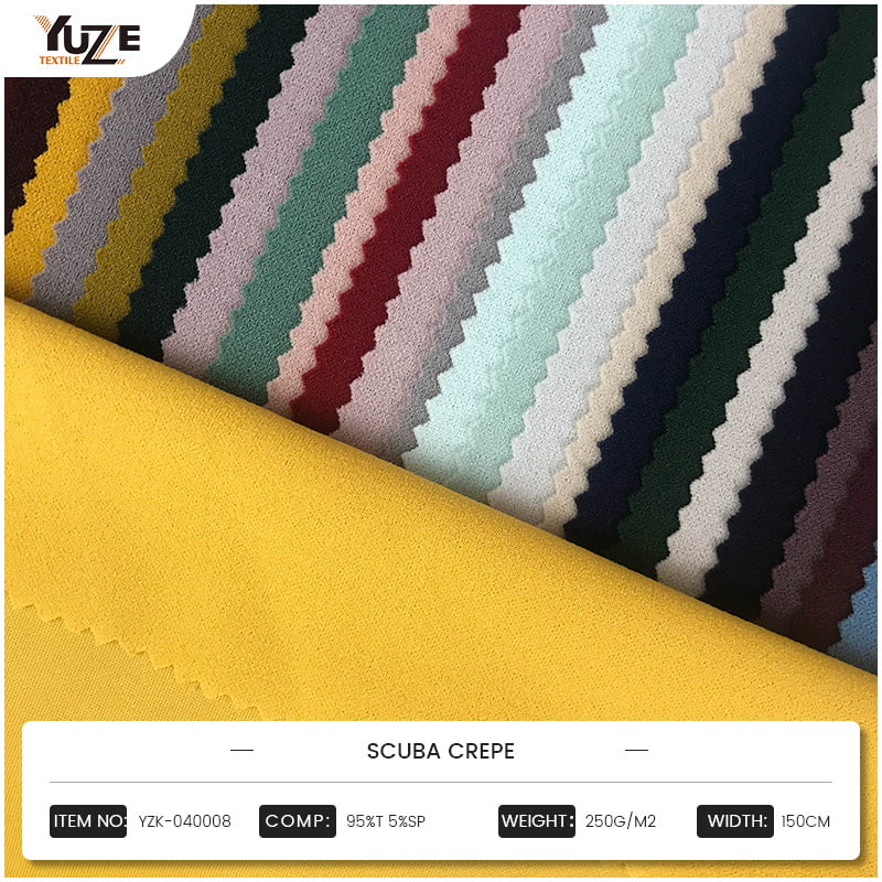 Innovative Stoffe - YZK -040008 Scuba Crepe hilft dem Upgrade der Modebranche