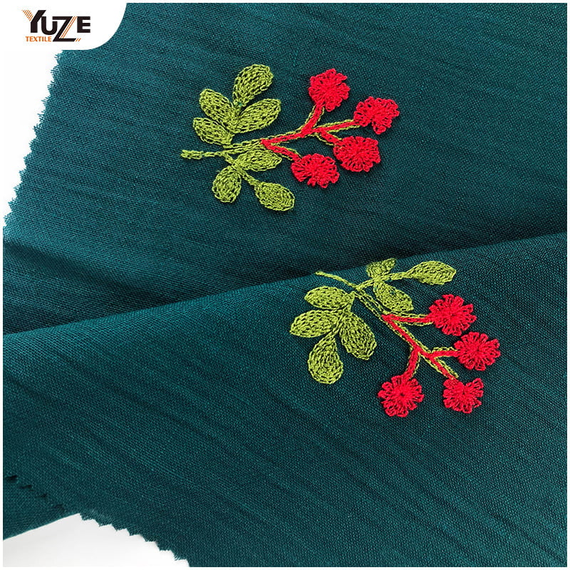 YZW-030066 Gentle Leinenluftstrahl-Stickerei